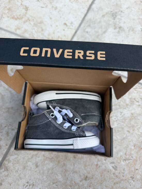 Converse Other - Converse Chuck Taylor All Star Street Slip Infant Sneakers in Beluga Grey